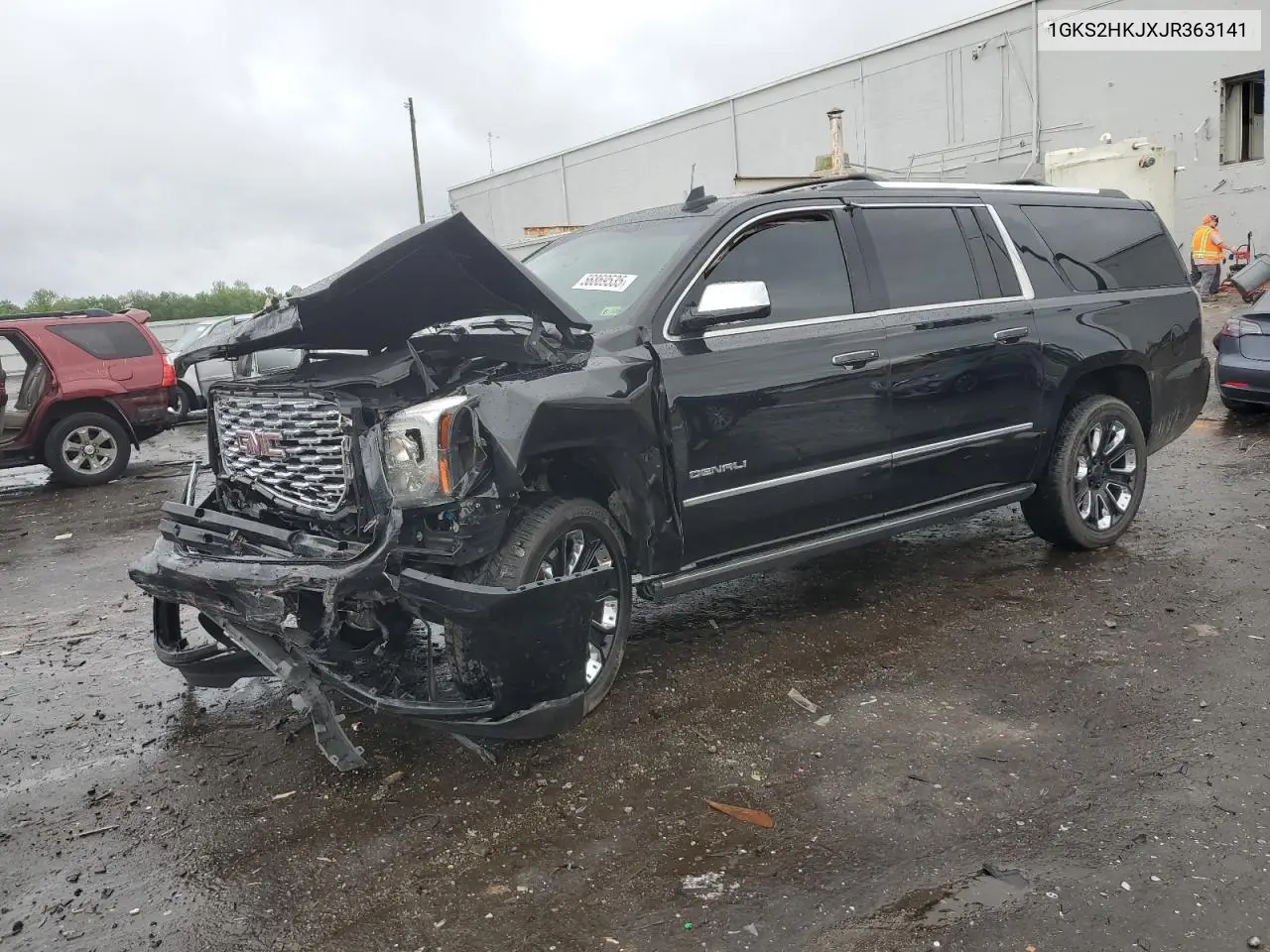 2018 GMC Yukon Xl Denali VIN: 1GKS2HKJXJR363141 Lot: 56869535