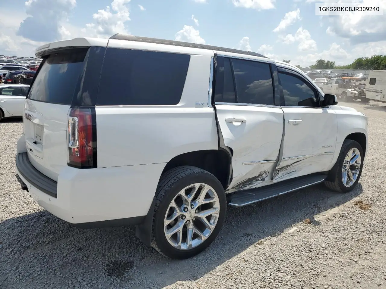 2018 GMC Yukon Slt VIN: 1GKS2BKC8JR309240 Lot: 62536065