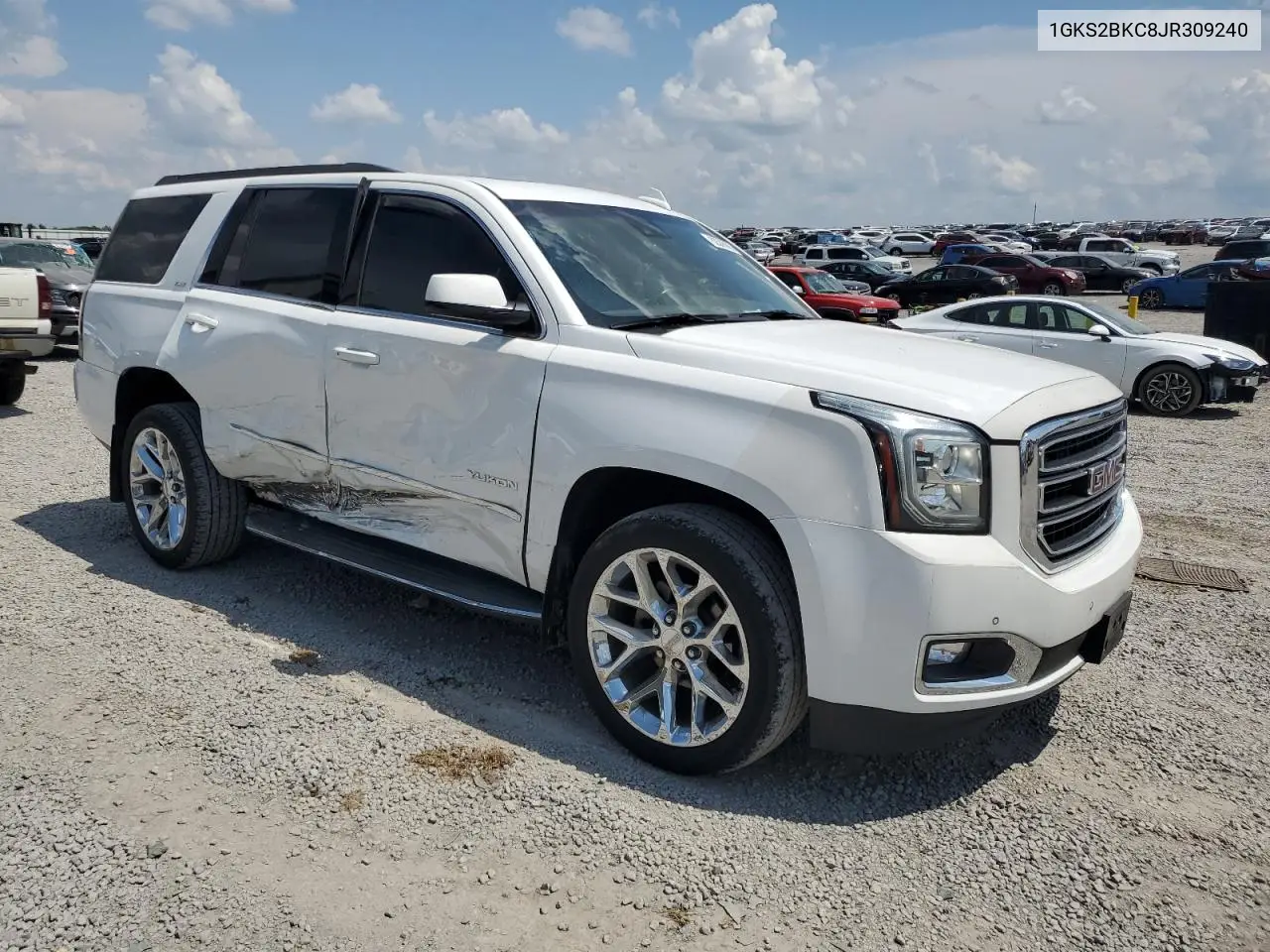 2018 GMC Yukon Slt VIN: 1GKS2BKC8JR309240 Lot: 62536065