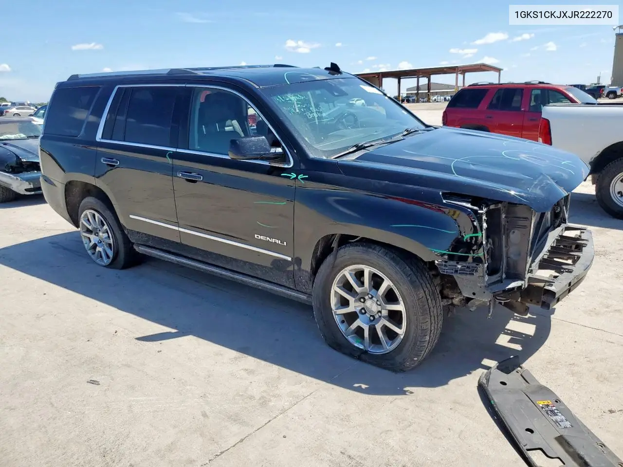 2018 GMC Yukon Denali VIN: 1GKS1CKJXJR222270 Lot: 62588435