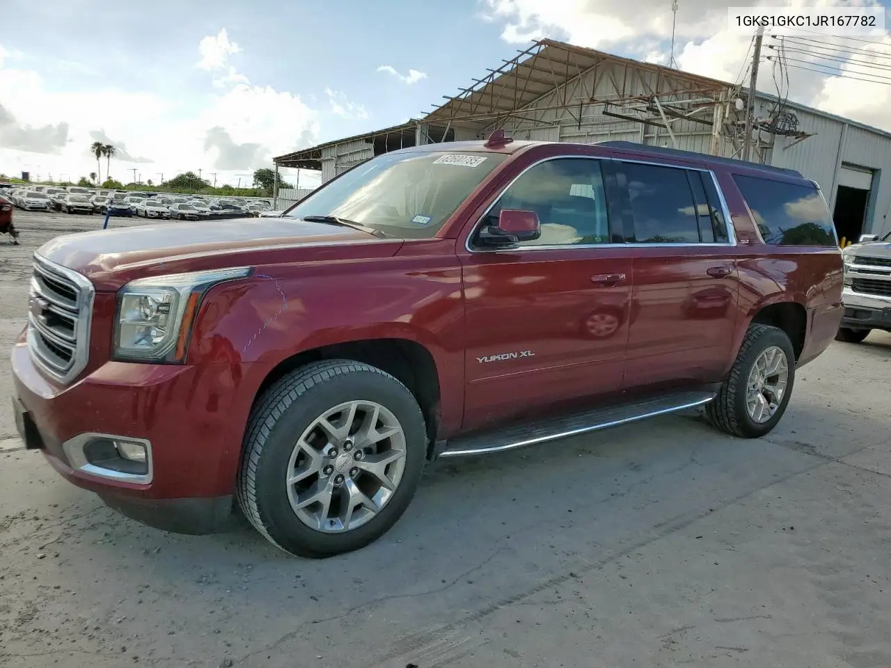 2018 GMC Yukon Xl C1500 Slt VIN: 1GKS1GKC1JR167782 Lot: 62600785