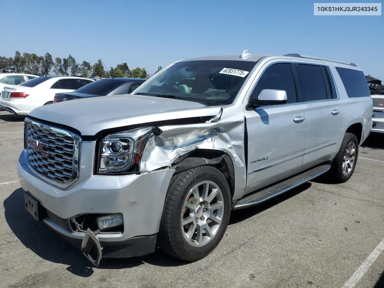 2018 GMC Yukon Xl Denali VIN: 1GKS1HKJ3JR243345 Lot: 62831775