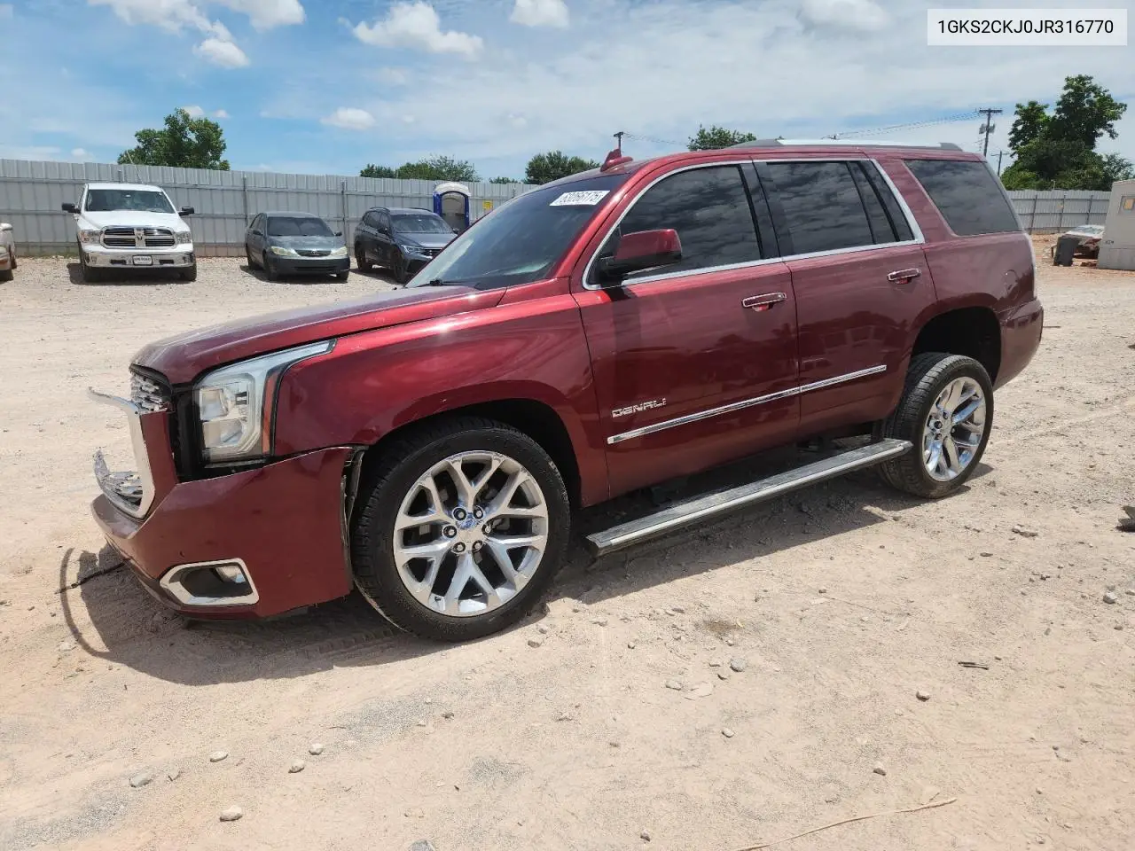 2018 GMC Yukon Denali VIN: 1GKS2CKJ0JR316770 Lot: 63266175