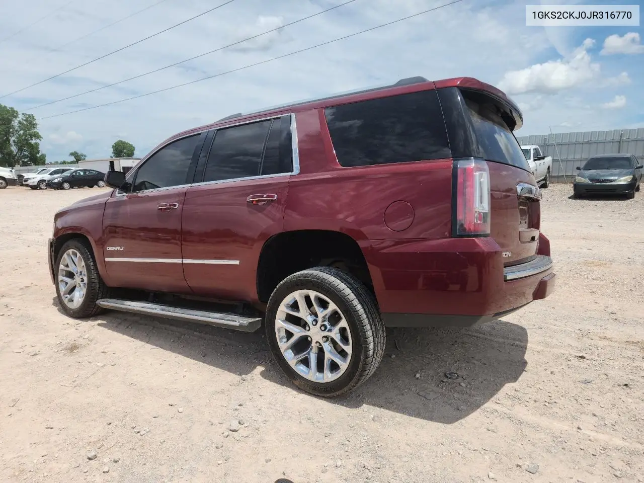 2018 GMC Yukon Denali VIN: 1GKS2CKJ0JR316770 Lot: 63266175