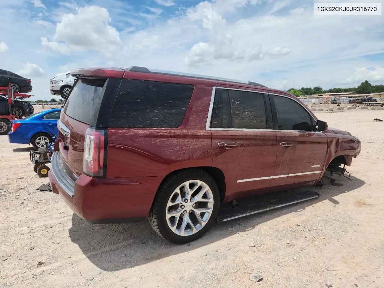 2018 GMC Yukon Denali VIN: 1GKS2CKJ0JR316770 Lot: 63266175