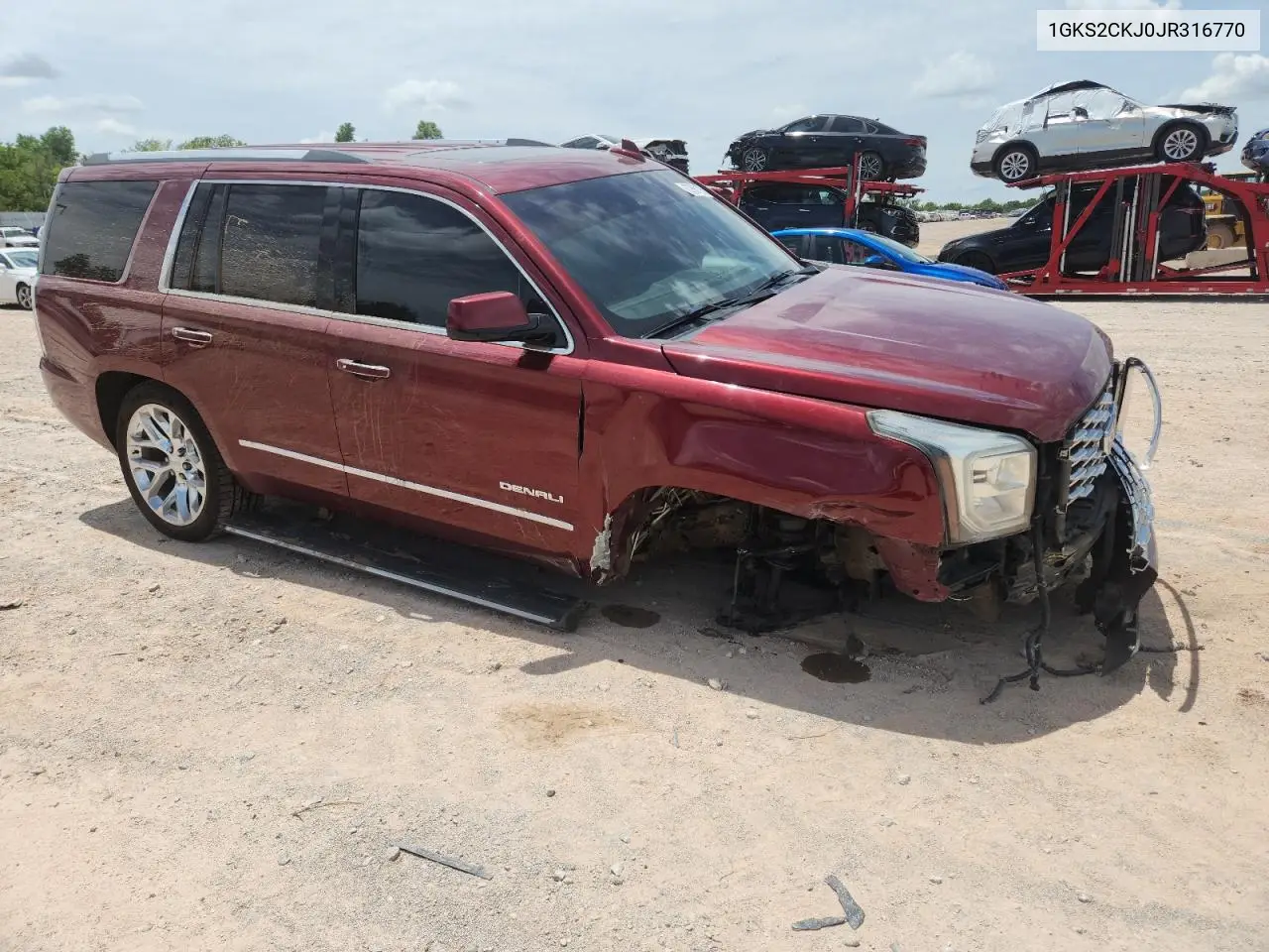 2018 GMC Yukon Denali VIN: 1GKS2CKJ0JR316770 Lot: 63266175