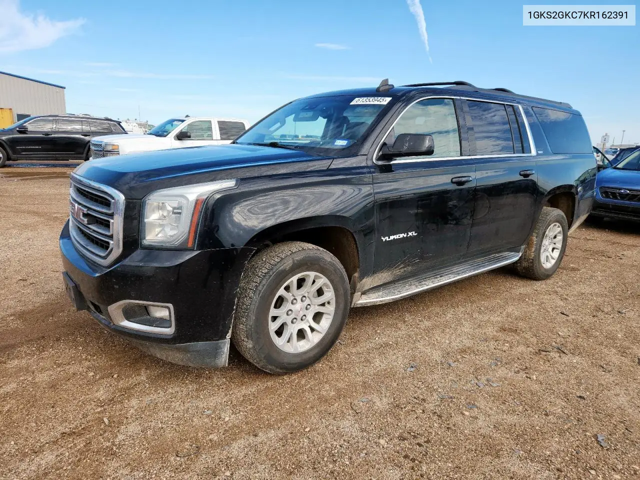 2019 GMC Yukon Xl K1500 Slt VIN: 1GKS2GKC7KR162391 Lot: 61353945
