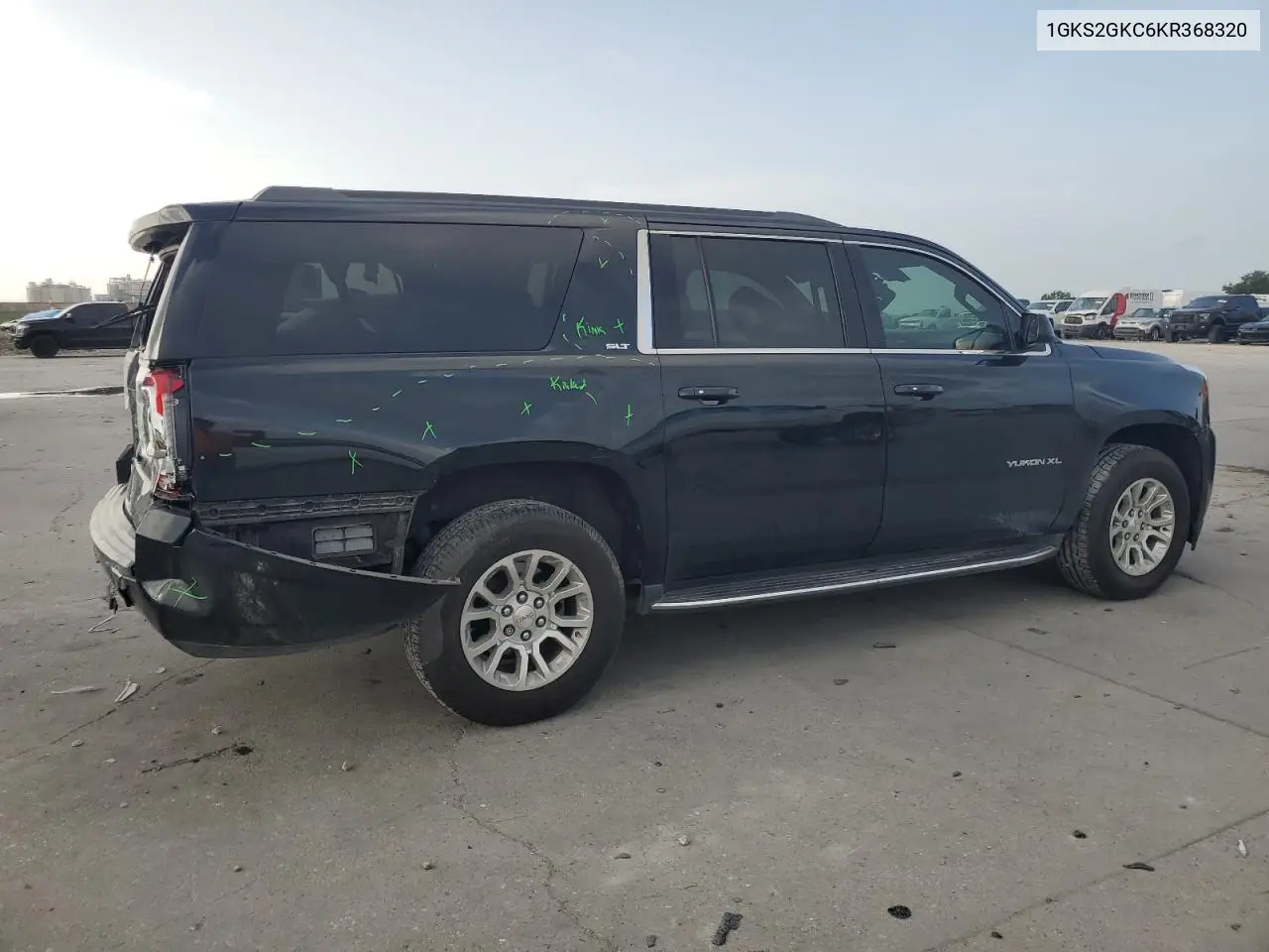 2019 GMC Yukon Xl K1500 Slt VIN: 1GKS2GKC6KR368320 Lot: 63010315