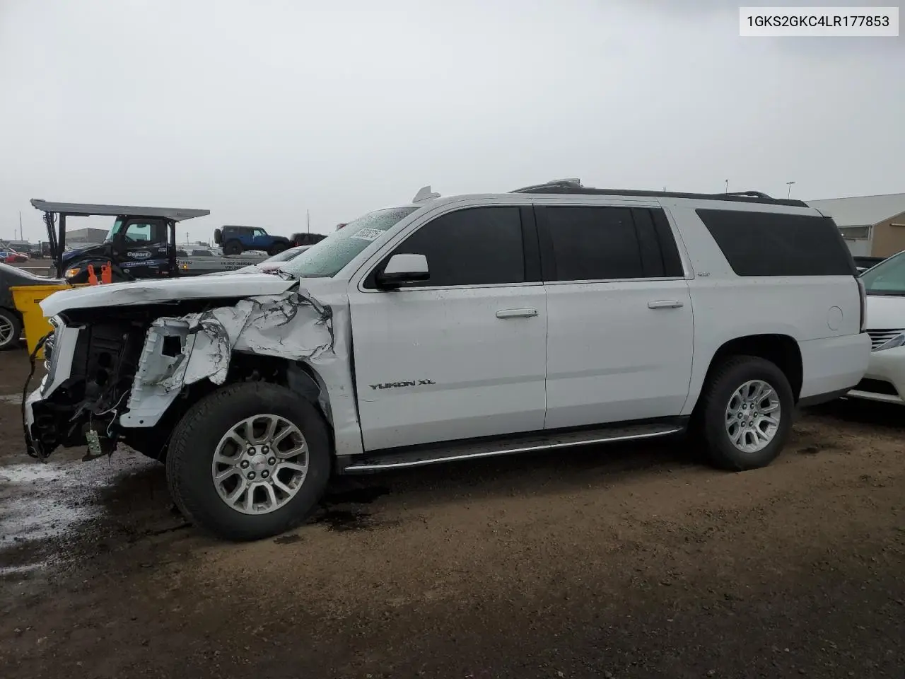 2020 GMC Yukon Xl K1500 Slt VIN: 1GKS2GKC4LR177853 Lot: 56035215