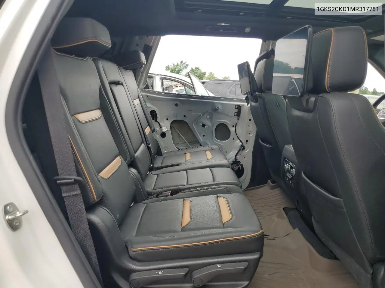 2021 GMC Yukon At4 VIN: 1GKS2CKD1MR317781 Lot: 62726815