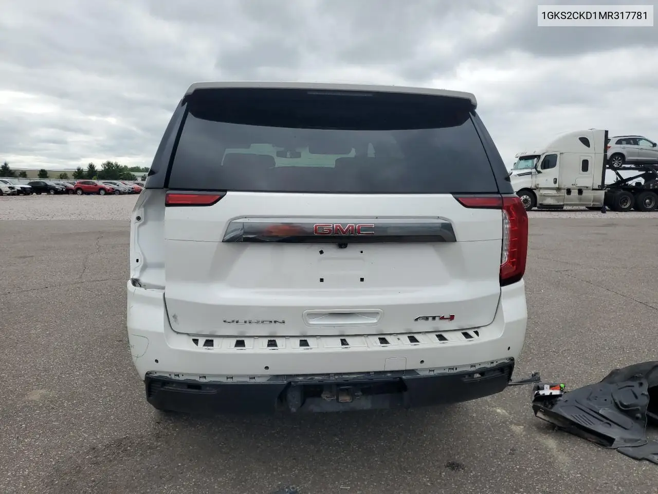 2021 GMC Yukon At4 VIN: 1GKS2CKD1MR317781 Lot: 62726815