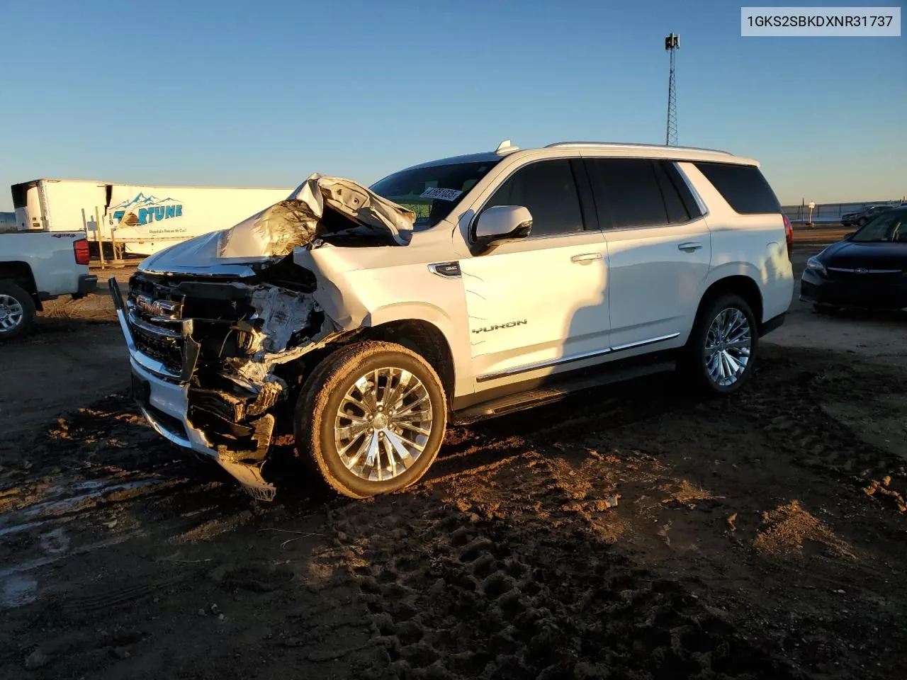 2022 GMC Yukon VIN: 1GKS2SBKDXNR31737 Lot: 41651035