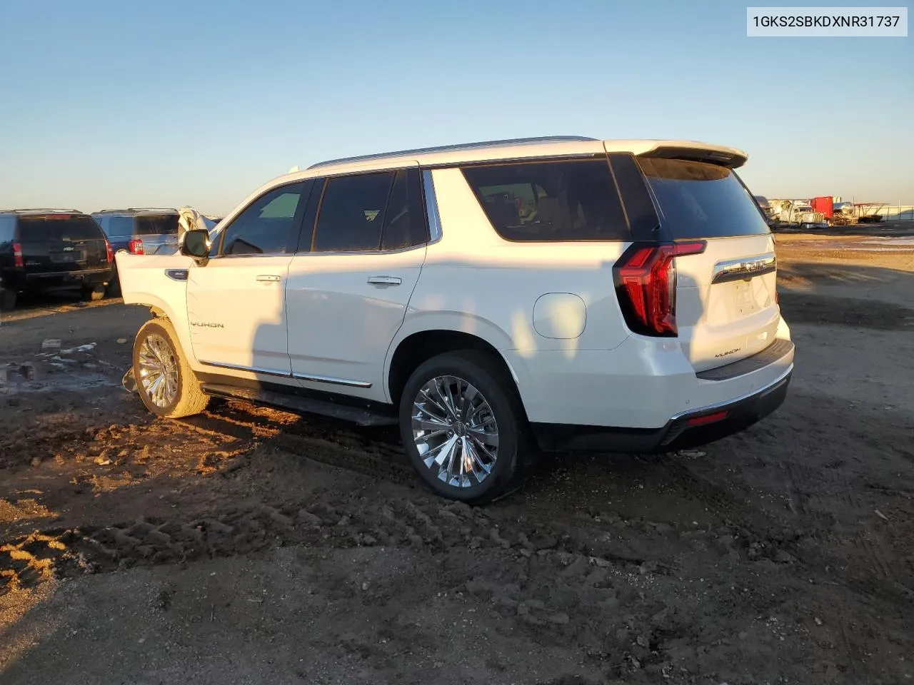 2022 GMC Yukon VIN: 1GKS2SBKDXNR31737 Lot: 41651035