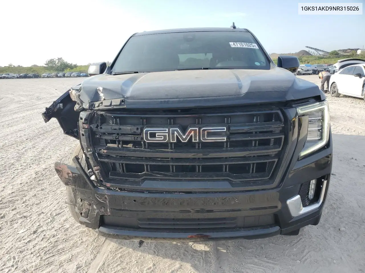 2022 GMC Yukon Sle VIN: 1GKS1AKD9NR315026 Lot: 47101025