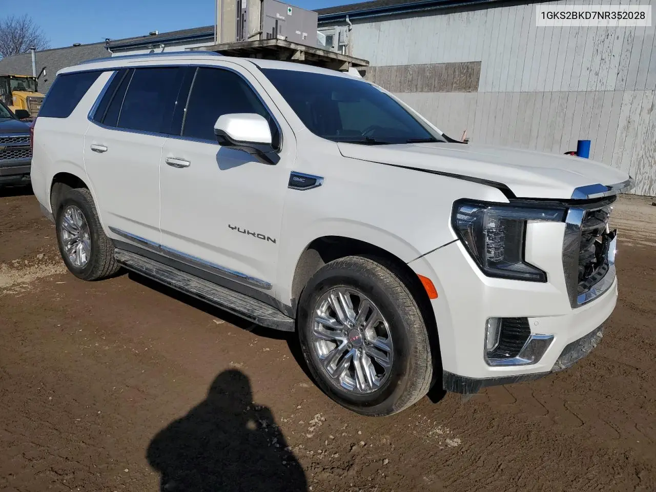 2022 GMC Yukon Slt VIN: 1GKS2BKD7NR352028 Lot: 47785575