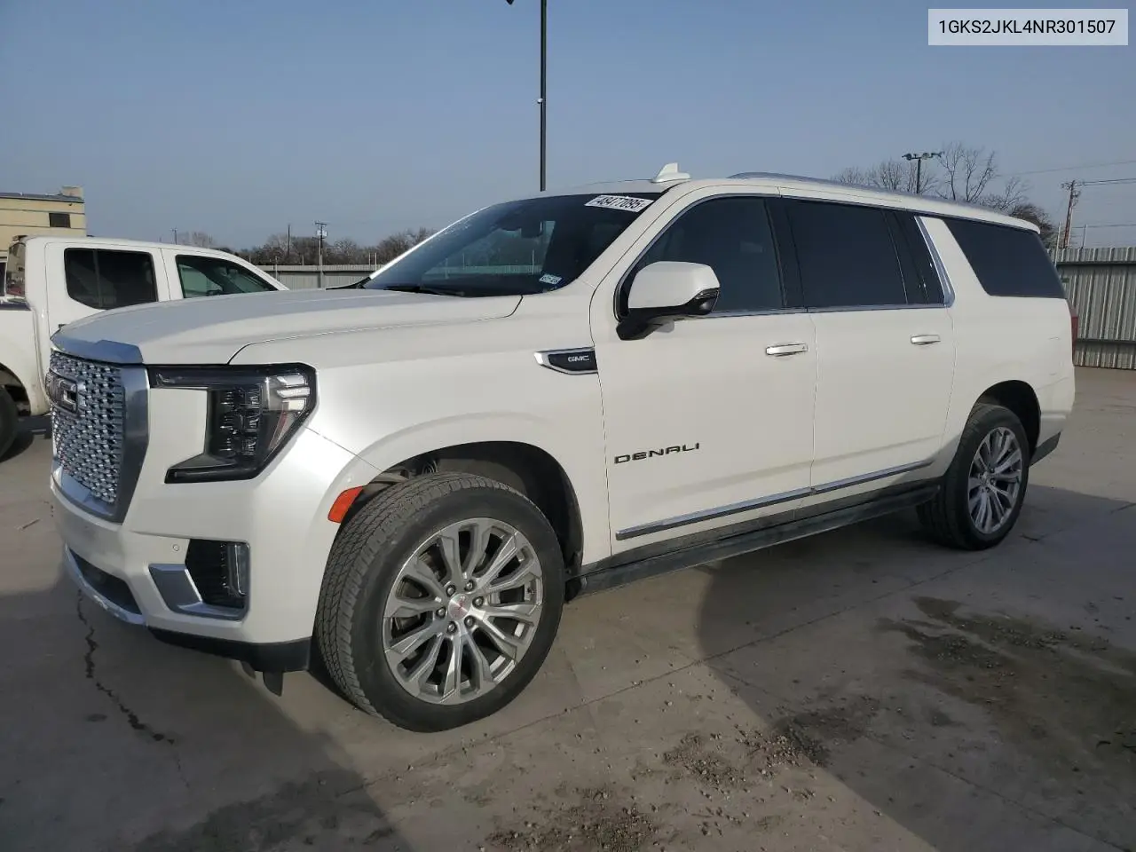 2022 GMC Yukon Xl Denali VIN: 1GKS2JKL4NR301507 Lot: 48477095