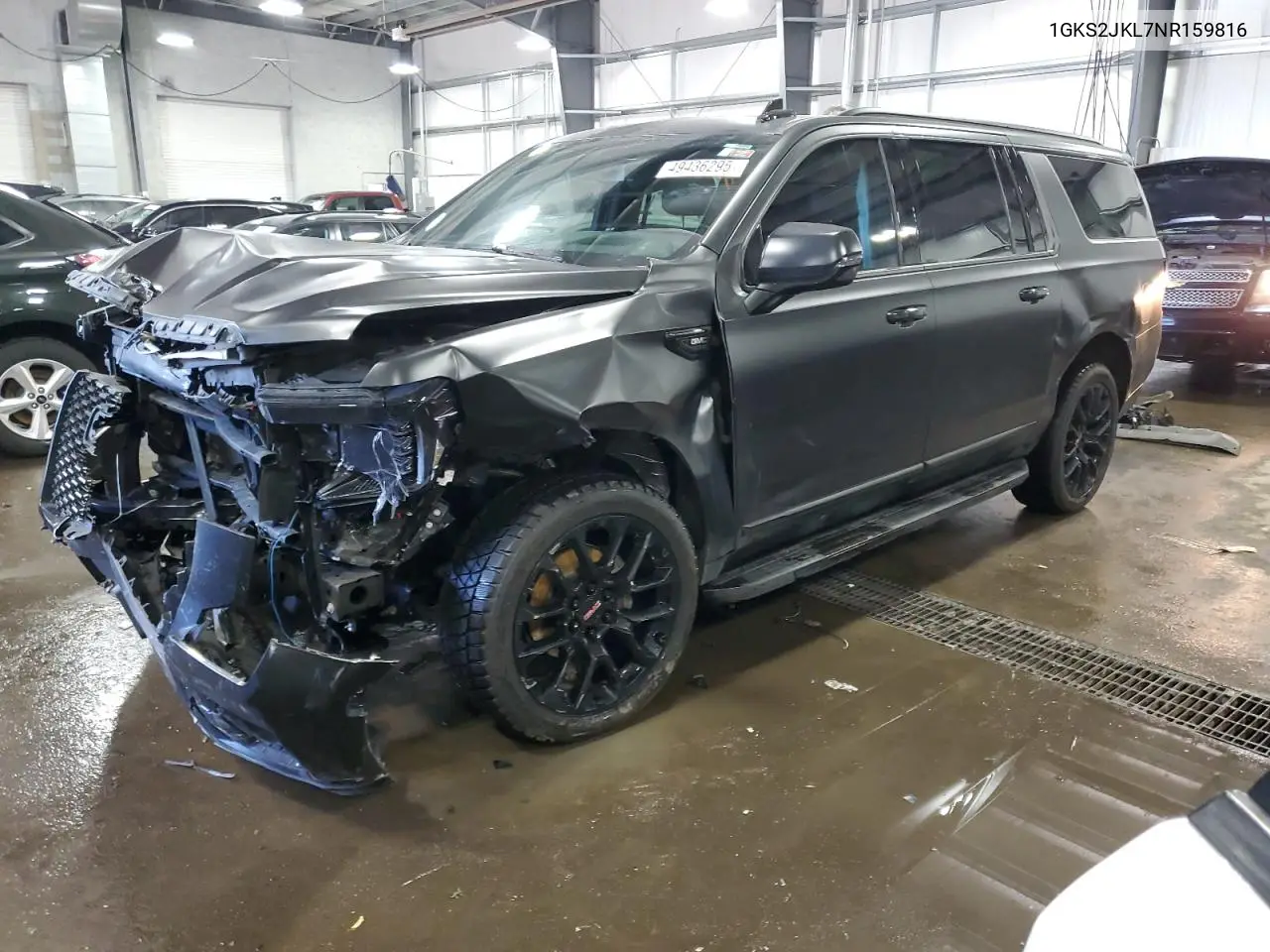 2022 GMC Yukon Xl Denali VIN: 1GKS2JKL7NR159816 Lot: 49436295