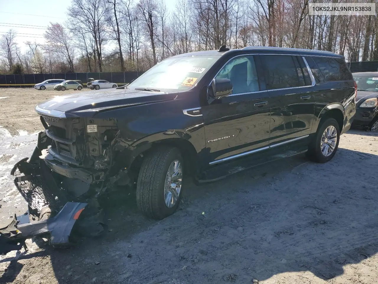 2022 GMC Yukon Xl Denali VIN: 1GKS2JKL9NR153838 Lot: 50083735