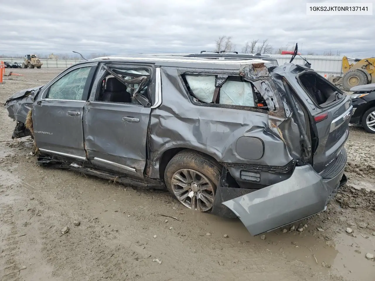 2022 GMC Yukon Xl Denali VIN: 1GKS2JKT0NR137141 Lot: 51087365