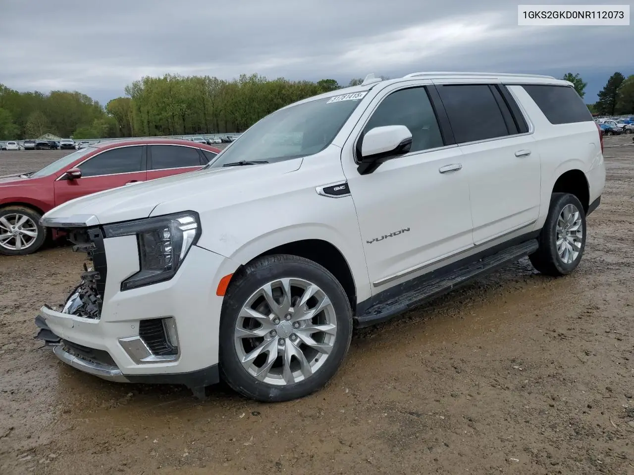 2022 GMC Yukon Xl K1500 Slt VIN: 1GKS2GKD0NR112073 Lot: 51781415