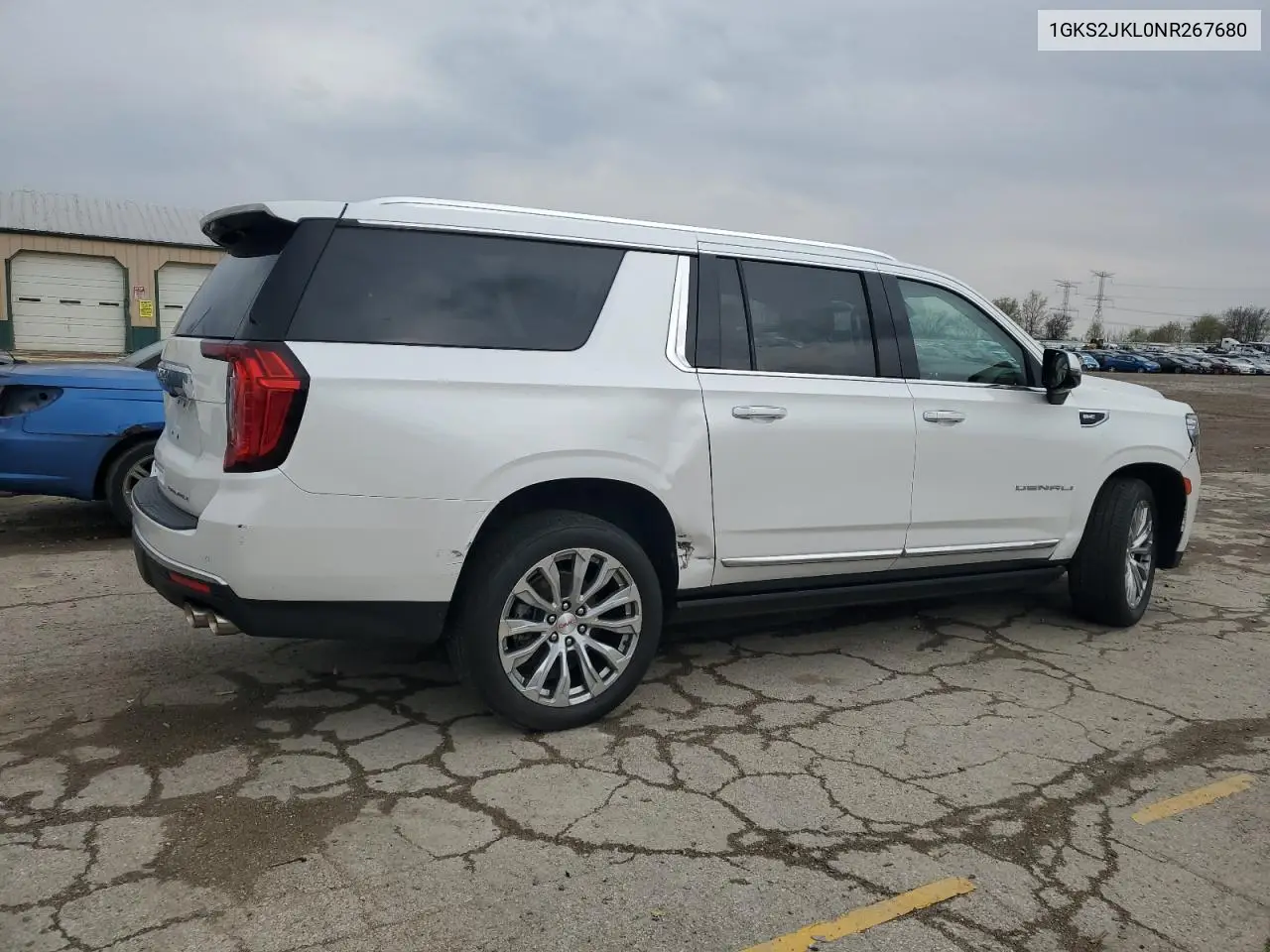 2022 GMC Yukon Xl Denali VIN: 1GKS2JKL0NR267680 Lot: 52696125
