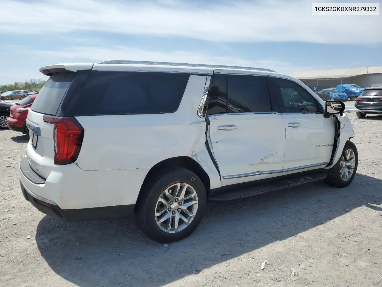 2022 GMC Yukon Xl K1500 Slt VIN: 1GKS2GKDXNR279332 Lot: 53348725