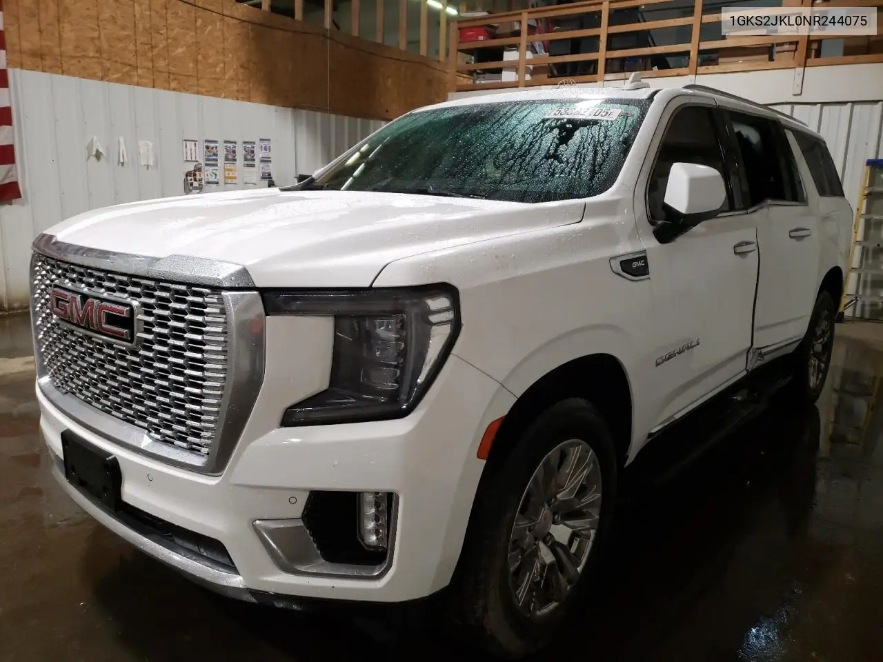 2022 GMC Yukon Xl Denali VIN: 1GKS2JKL0NR244075 Lot: 53382105