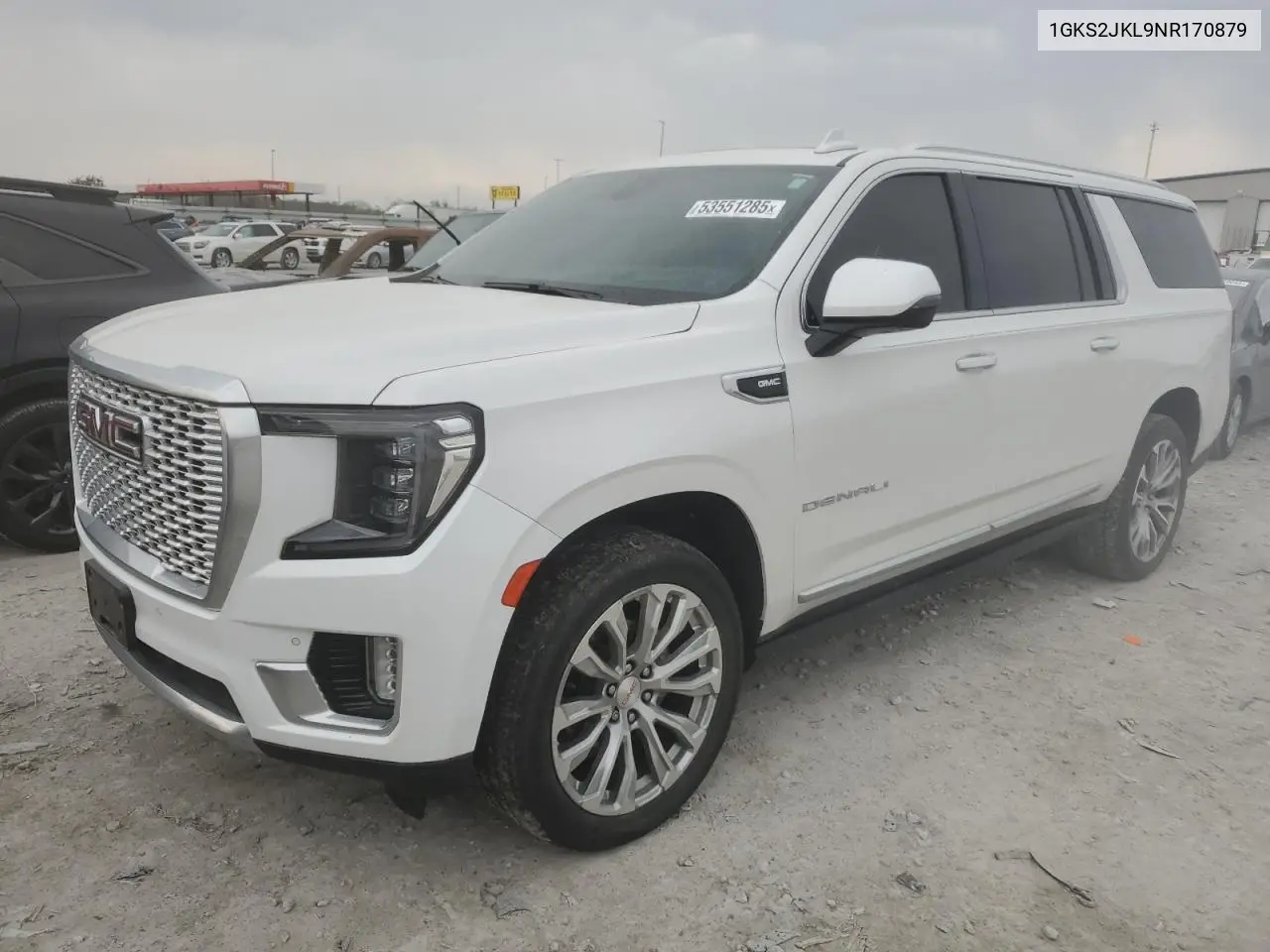 2022 GMC Yukon Xl Denali VIN: 1GKS2JKL9NR170879 Lot: 53551285