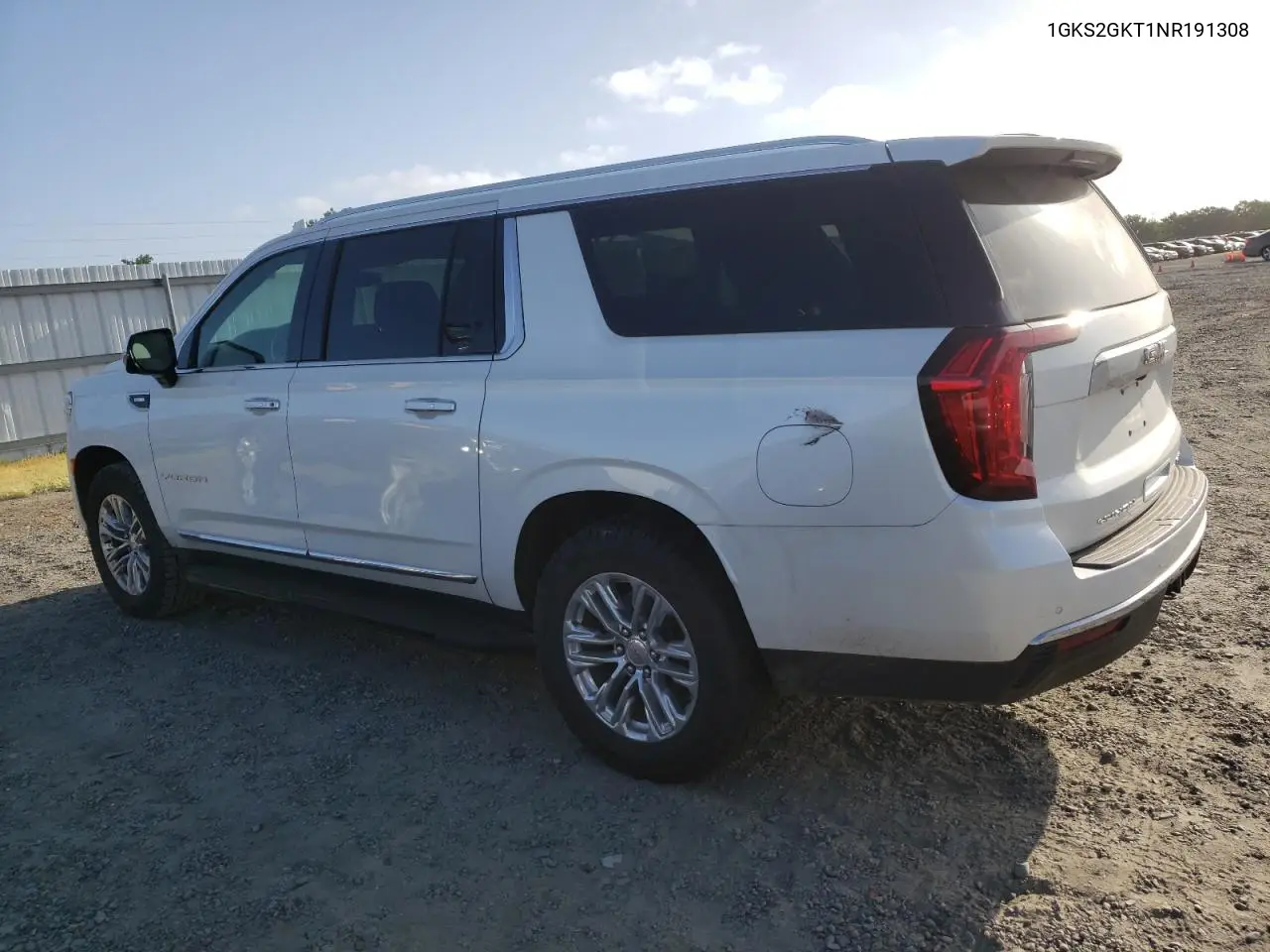 2022 GMC Yukon Xl K1500 Slt VIN: 1GKS2GKT1NR191308 Lot: 54175915