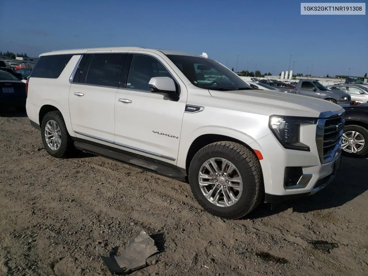 2022 GMC Yukon Xl K1500 Slt VIN: 1GKS2GKT1NR191308 Lot: 54175915