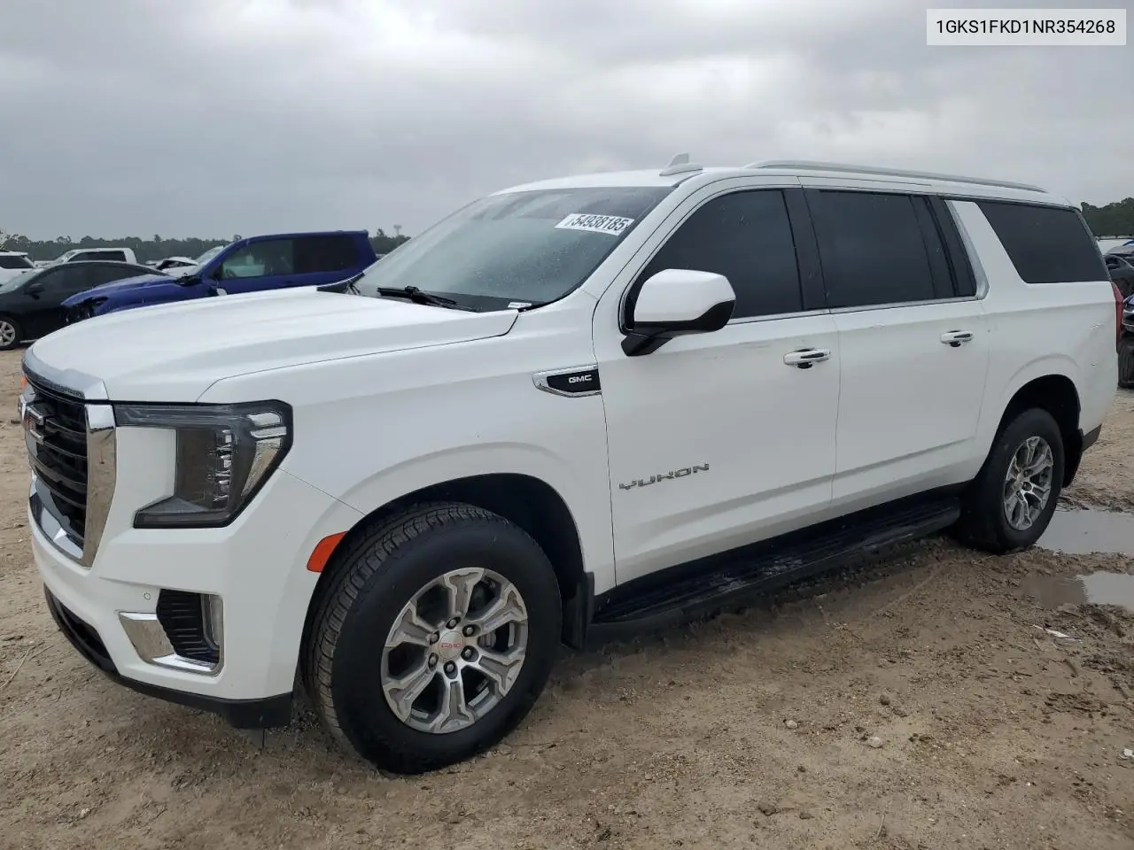 2022 GMC Yukon Xl C1500 Sle VIN: 1GKS1FKD1NR354268 Lot: 54938185