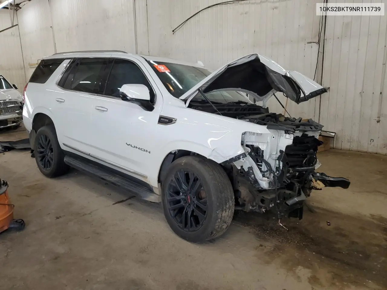 2022 GMC Yukon Slt VIN: 1GKS2BKT9NR111739 Lot: 55143145