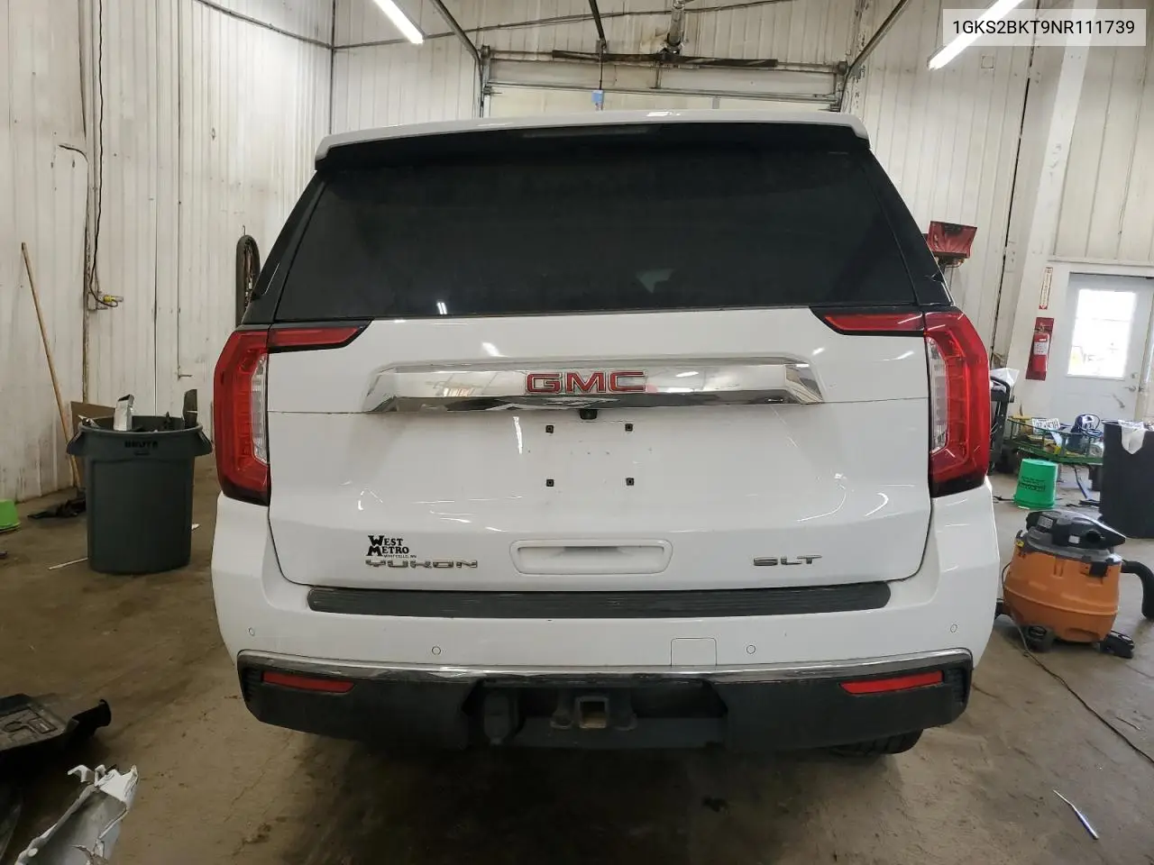 2022 GMC Yukon Slt VIN: 1GKS2BKT9NR111739 Lot: 55143145