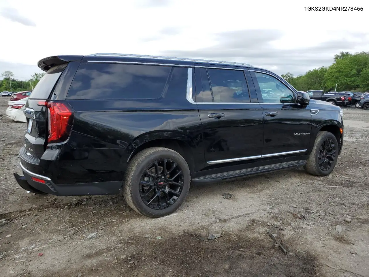2022 GMC Yukon Xl K1500 Slt VIN: 1GKS2GKD4NR278466 Lot: 55659345
