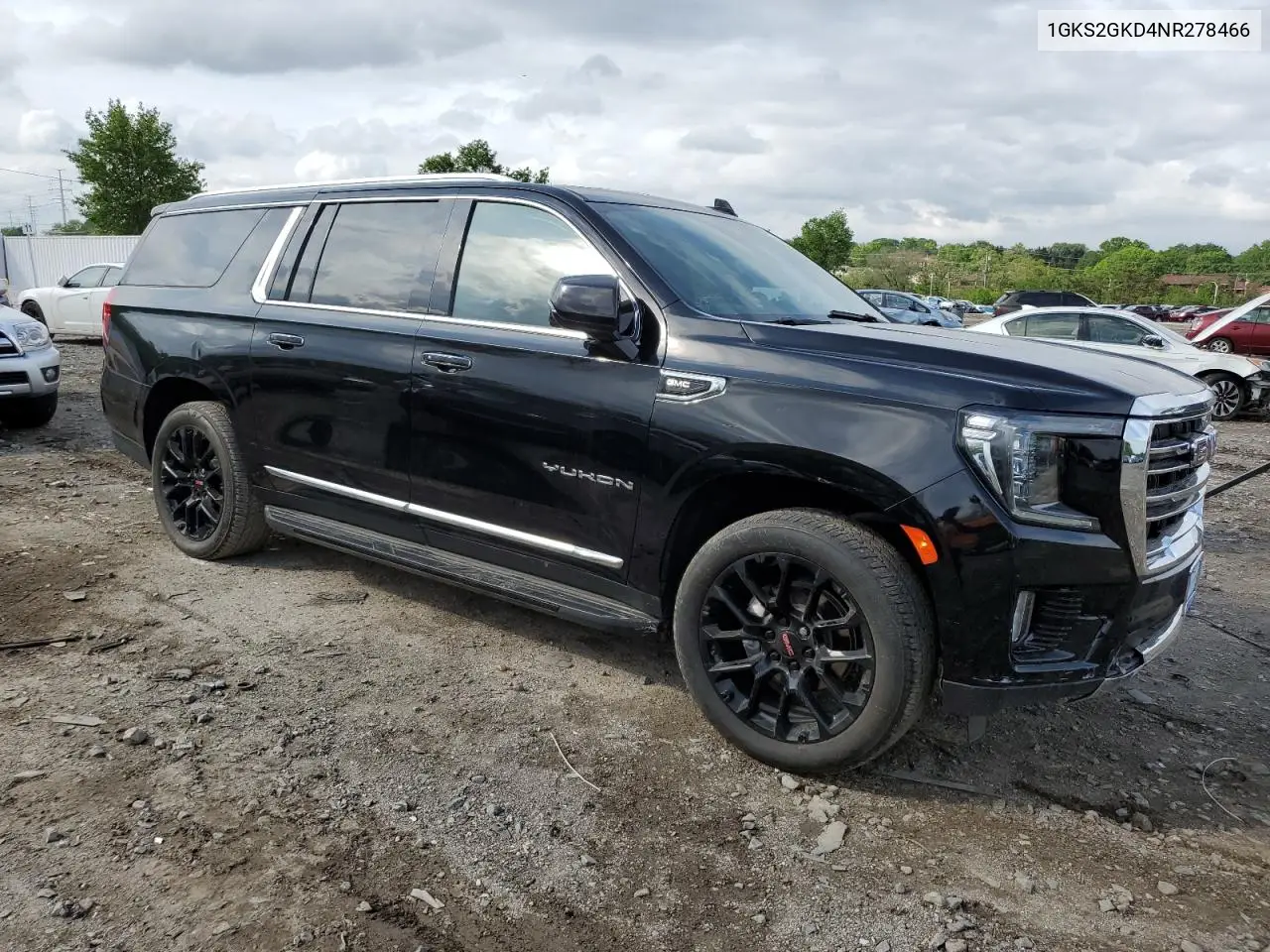 2022 GMC Yukon Xl K1500 Slt VIN: 1GKS2GKD4NR278466 Lot: 55659345