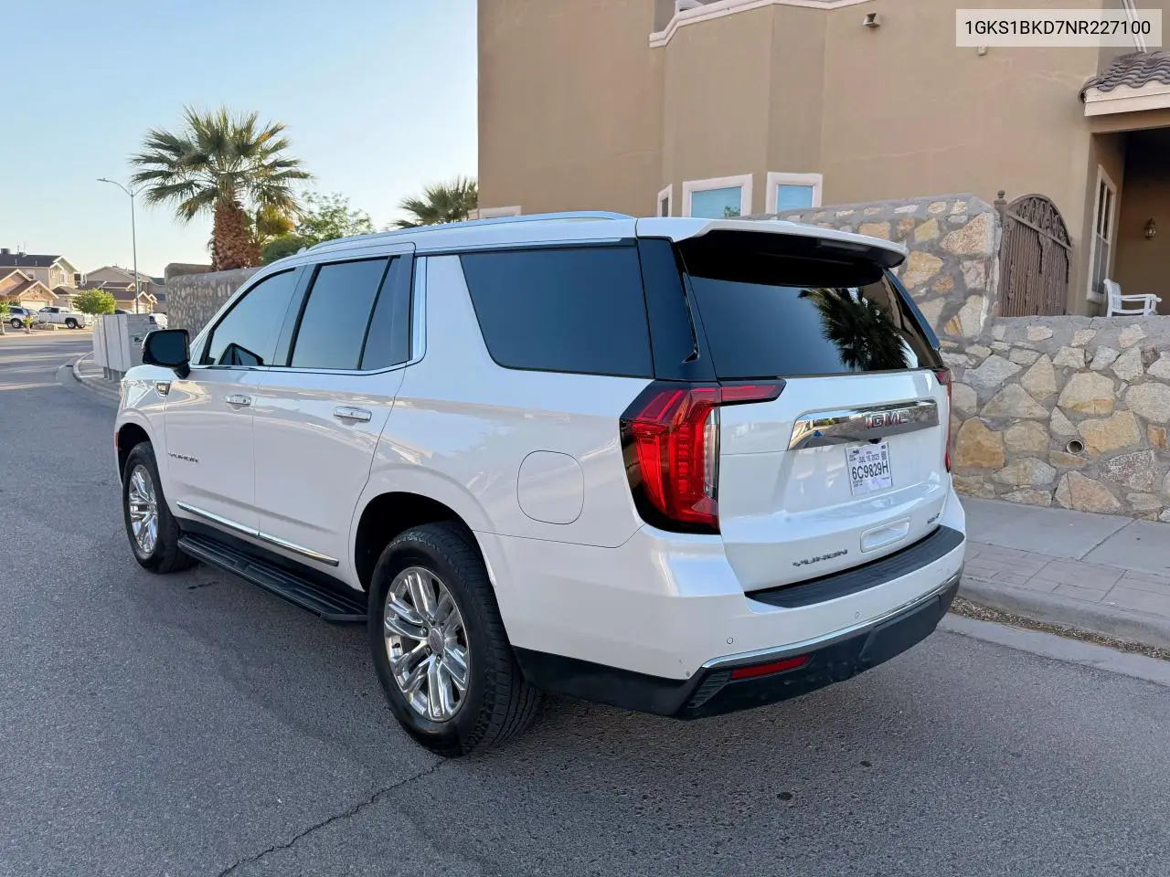 2022 GMC Yukon Slt VIN: 1GKS1BKD7NR227100 Lot: 59168815