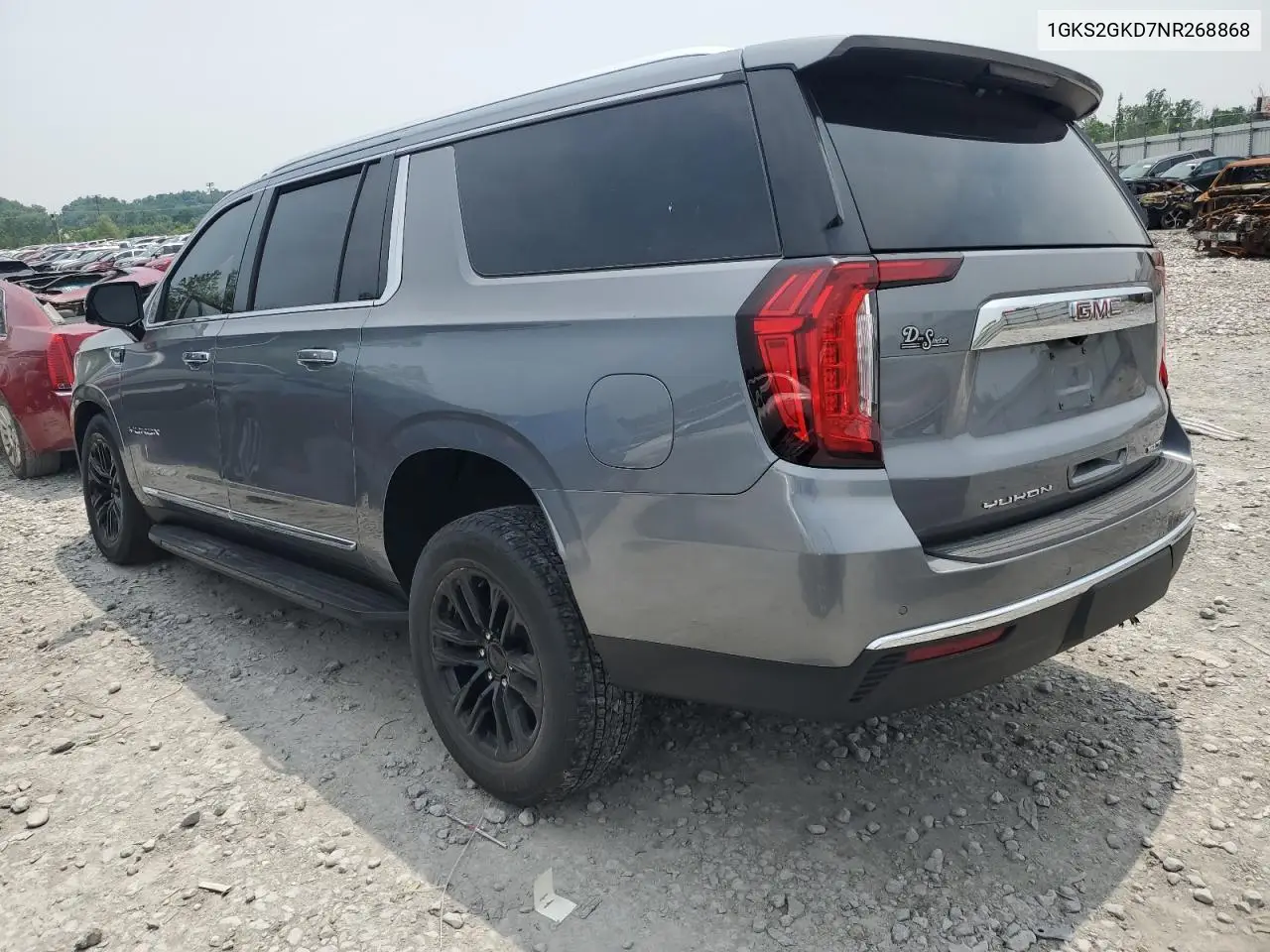 2022 GMC Yukon Xl K1500 Slt VIN: 1GKS2GKD7NR268868 Lot: 59372755