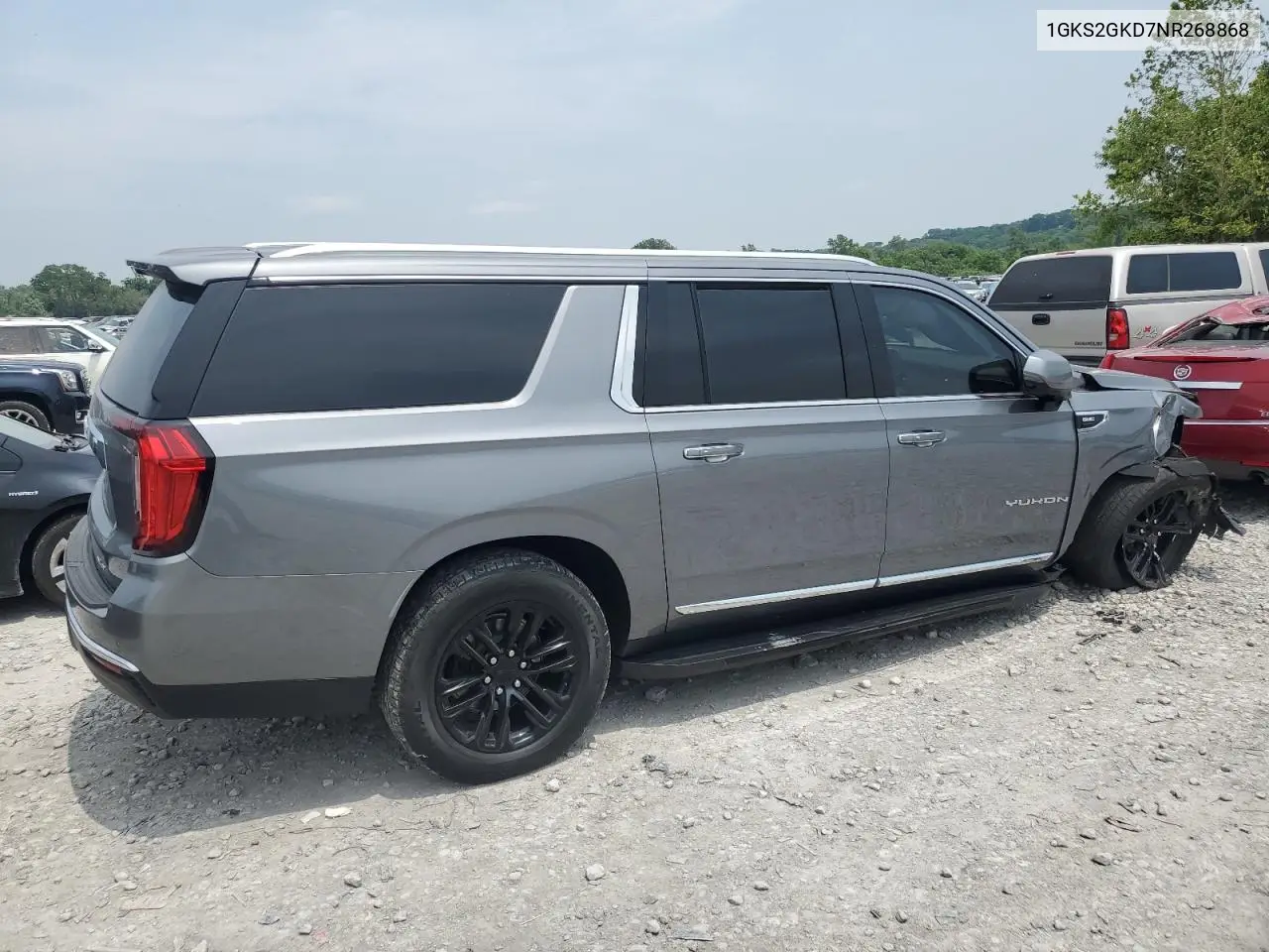 2022 GMC Yukon Xl K1500 Slt VIN: 1GKS2GKD7NR268868 Lot: 59372755