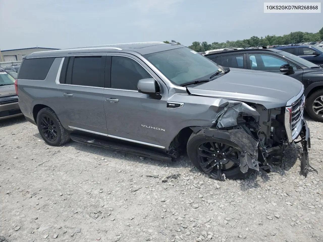 2022 GMC Yukon Xl K1500 Slt VIN: 1GKS2GKD7NR268868 Lot: 59372755