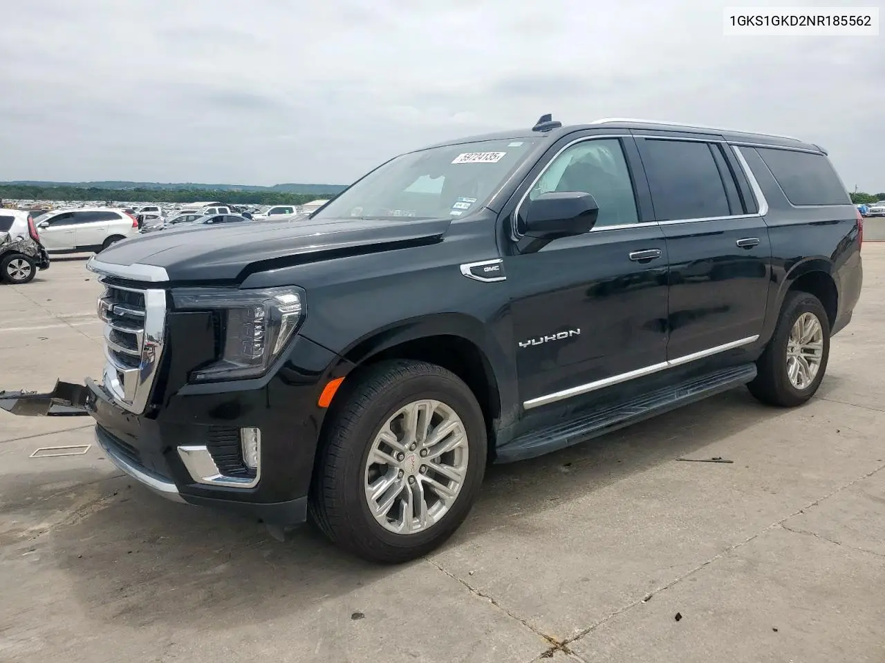 2022 GMC Yukon Xl C1500 Slt VIN: 1GKS1GKD2NR185562 Lot: 59724135