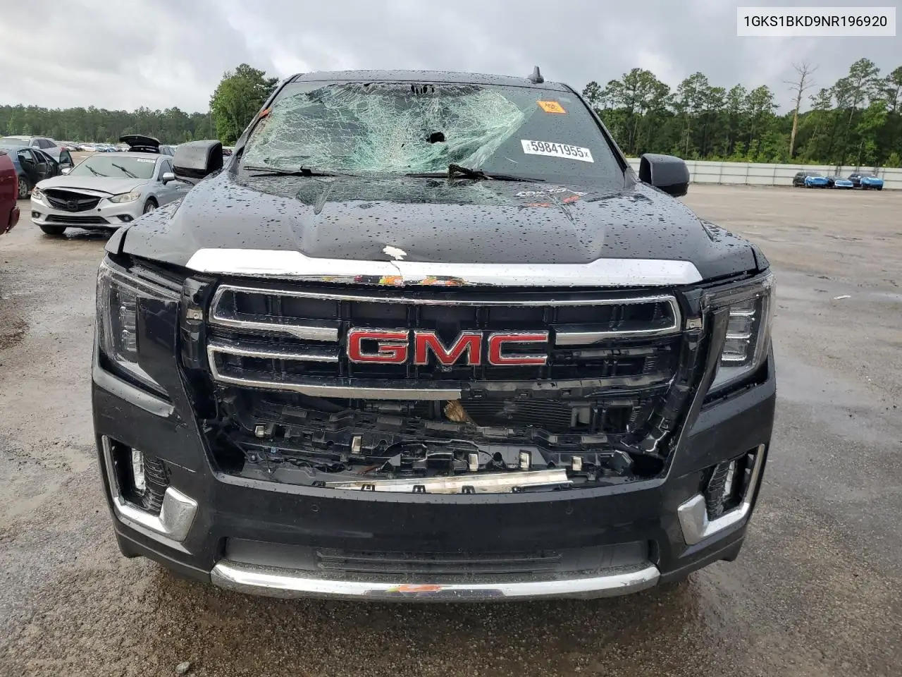 2022 GMC Yukon Slt VIN: 1GKS1BKD9NR196920 Lot: 59841955