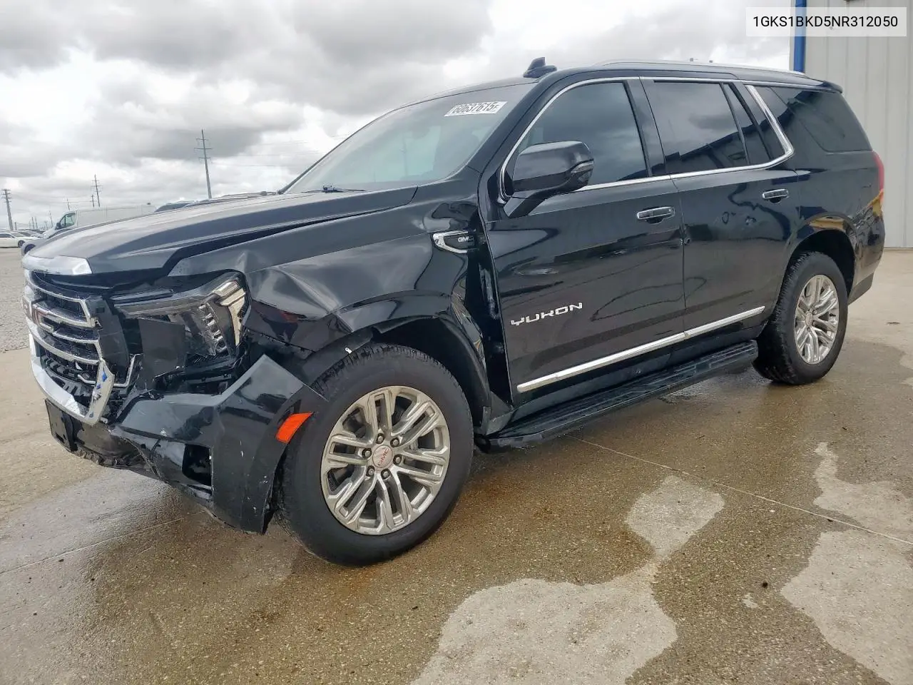 2022 GMC Yukon Slt VIN: 1GKS1BKD5NR312050 Lot: 60637615