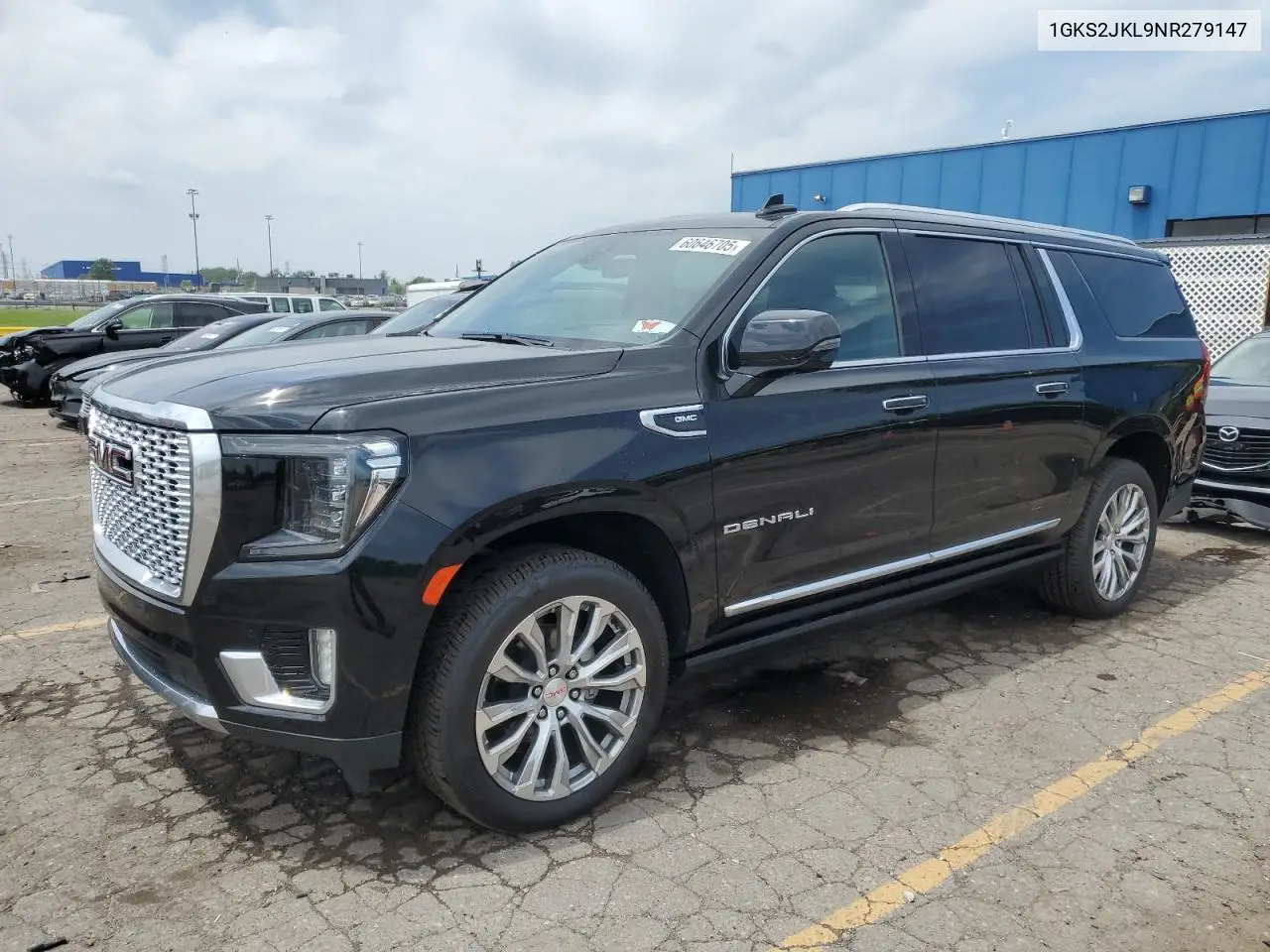 2022 GMC Yukon Xl Denali VIN: 1GKS2JKL9NR279147 Lot: 60646705