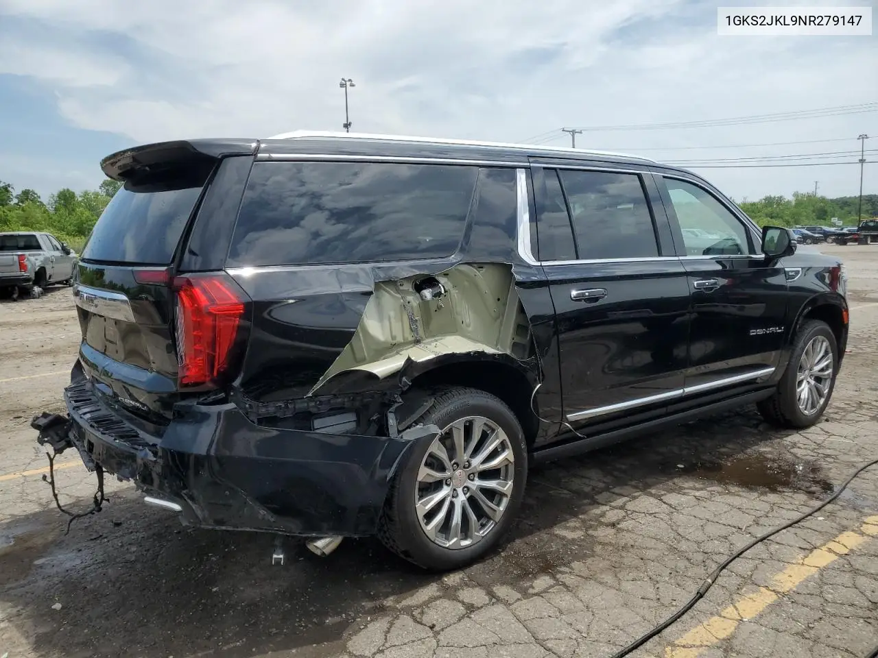 2022 GMC Yukon Xl Denali VIN: 1GKS2JKL9NR279147 Lot: 60646705