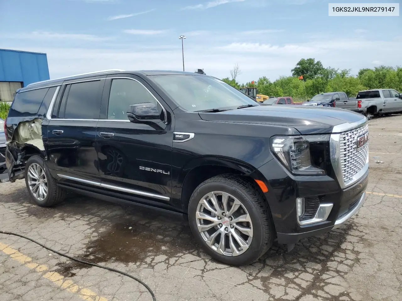 2022 GMC Yukon Xl Denali VIN: 1GKS2JKL9NR279147 Lot: 60646705