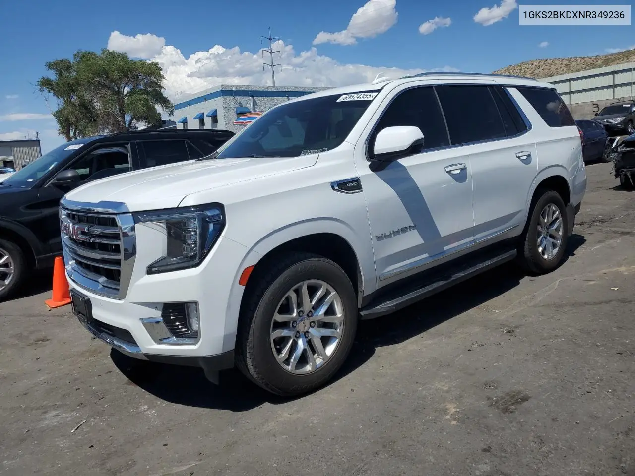 2022 GMC Yukon Slt VIN: 1GKS2BKDXNR349236 Lot: 60674355