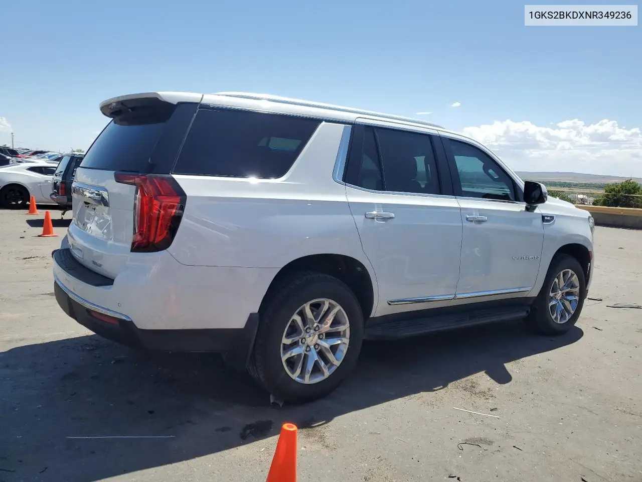 2022 GMC Yukon Slt VIN: 1GKS2BKDXNR349236 Lot: 60674355