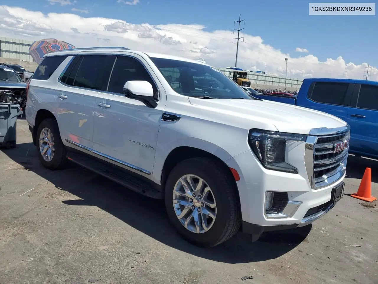 2022 GMC Yukon Slt VIN: 1GKS2BKDXNR349236 Lot: 60674355