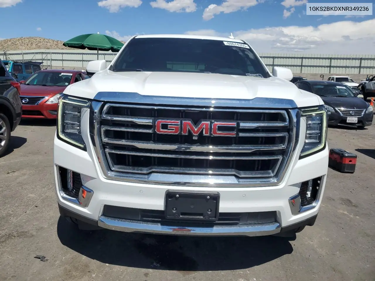 2022 GMC Yukon Slt VIN: 1GKS2BKDXNR349236 Lot: 60674355