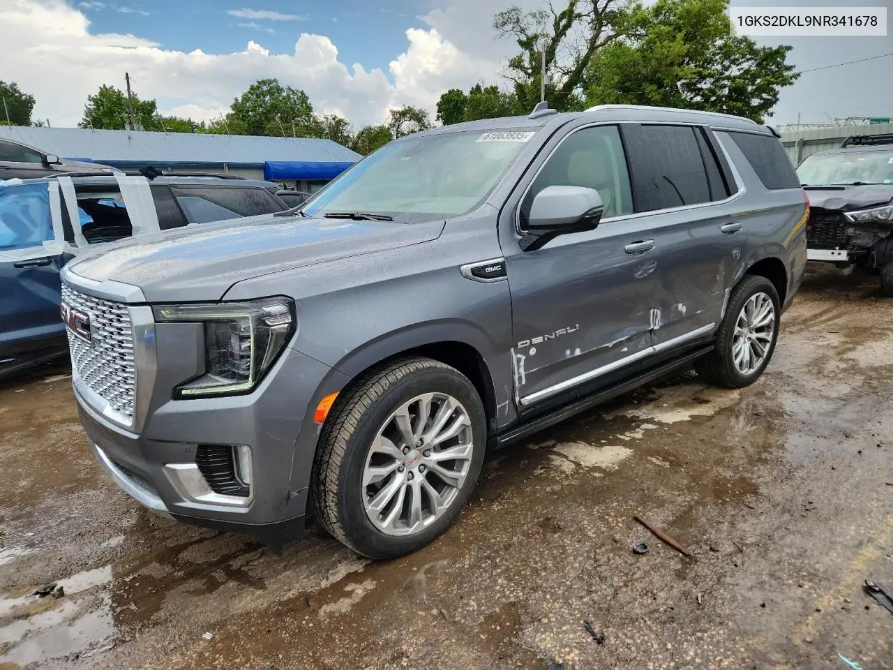 2022 GMC Yukon Denali VIN: 1GKS2DKL9NR341678 Lot: 61063935